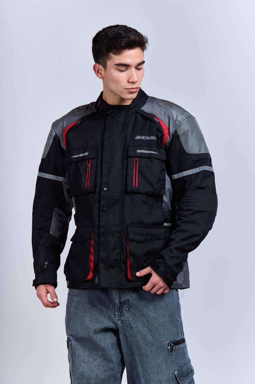 BlackBike Airvent Armored Moto Jacket (L)