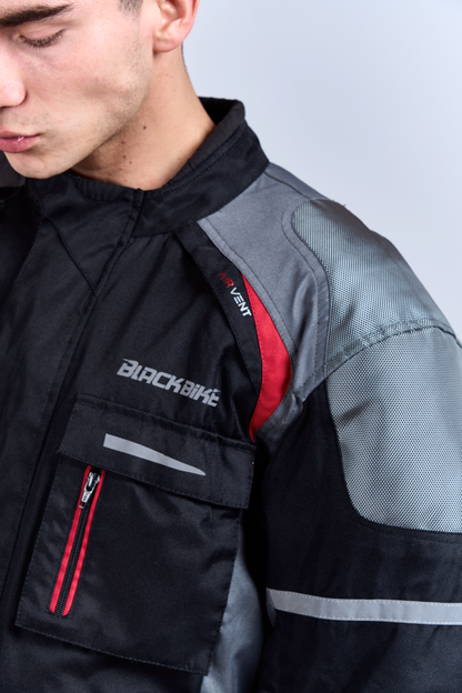 BlackBike Airvent Armored Moto Jacket (L)