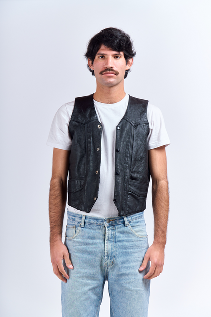 UNK Leather Vest (S/M)