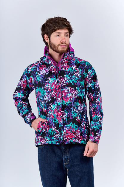 2015 Columbia Floral Omnitech Jacket (S/M)