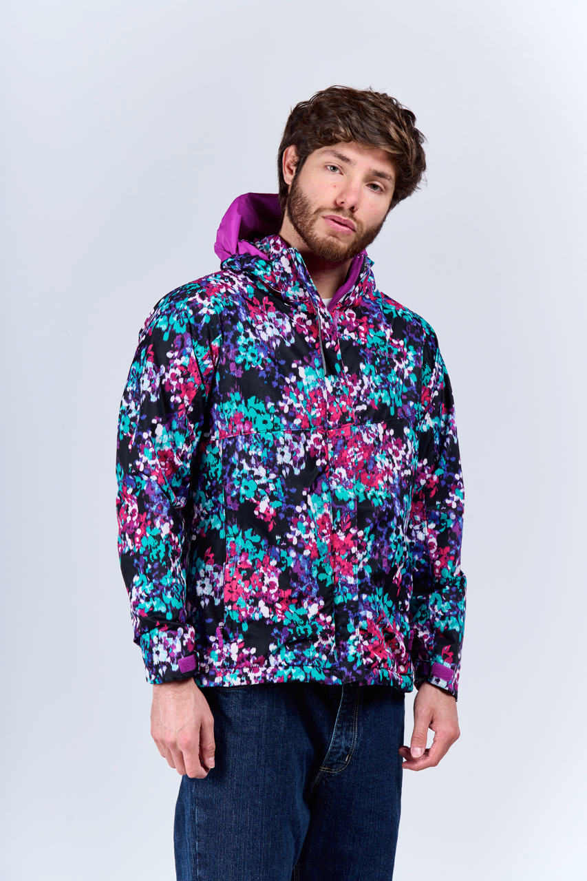 2015 Columbia Floral Omnitech Jacket (S/M)