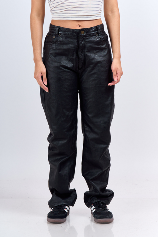 Leather Straight Pant (28/30)