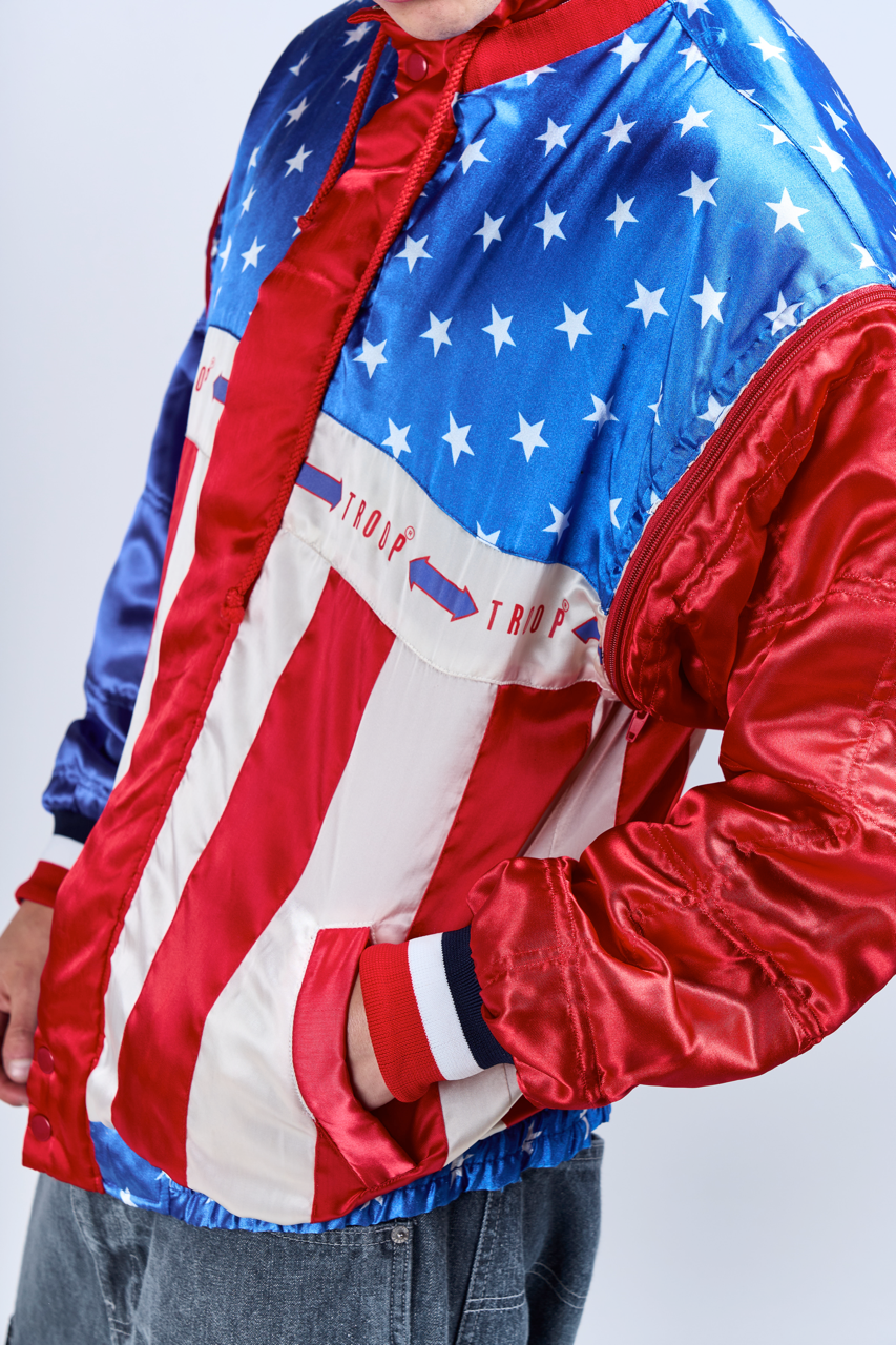 1990 Troop USA Convertible Racing Jacket (M/L)