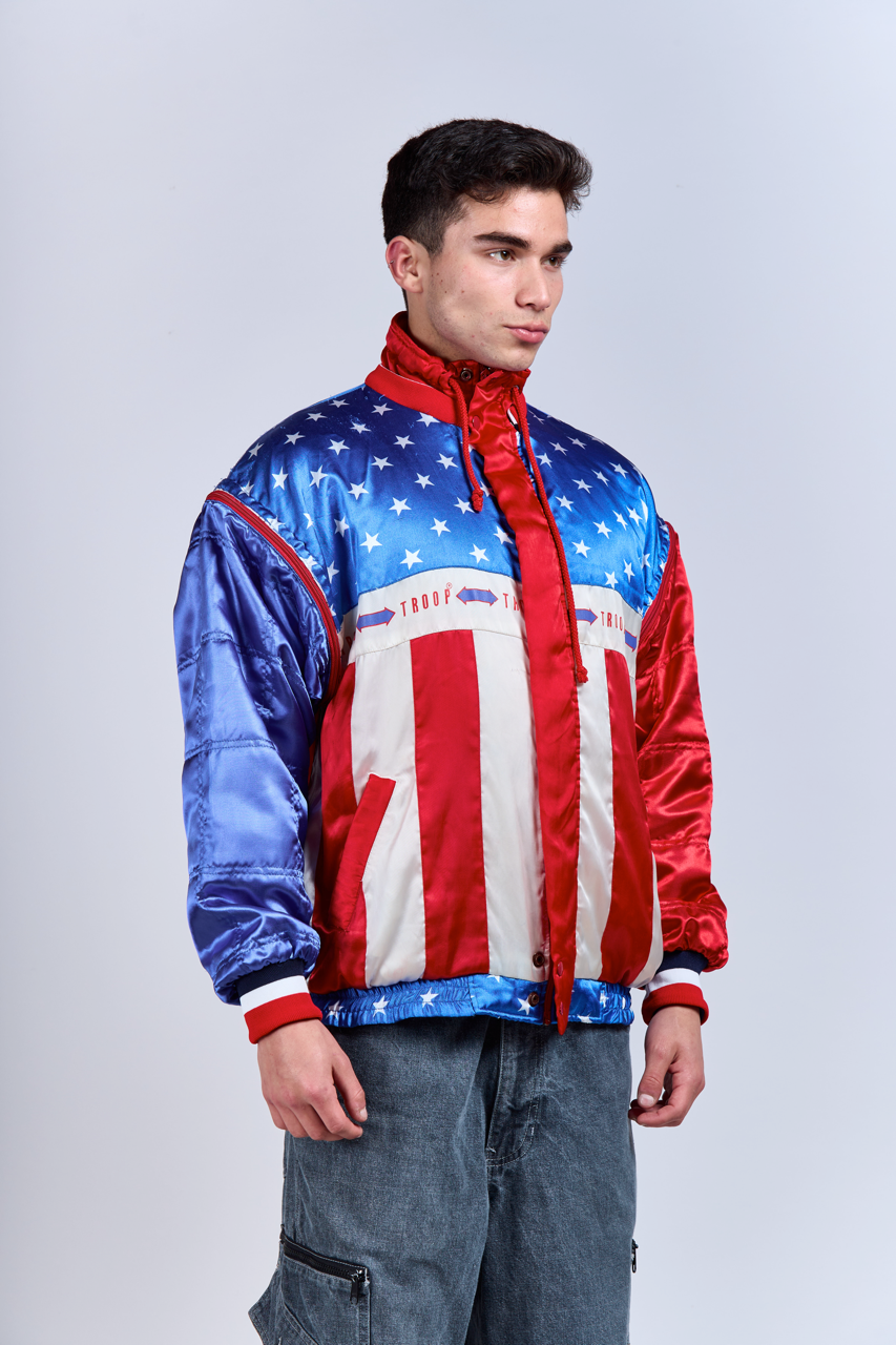 1990 Troop USA Convertible Racing Jacket (M/L)