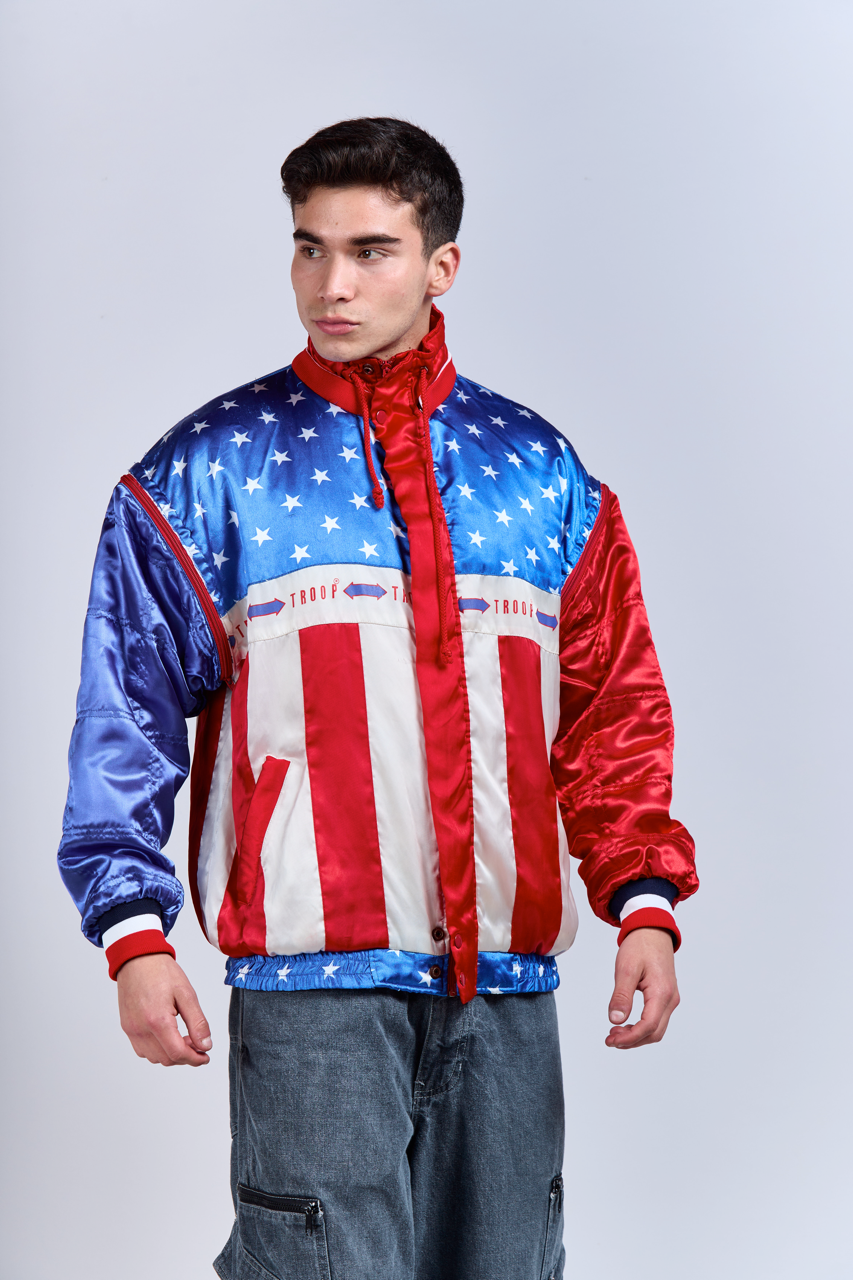 1990 Troop USA Convertible Racing Jacket (M/L)