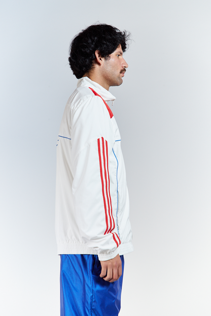 2008 Adidas White N Red Track Jacket (M/L)