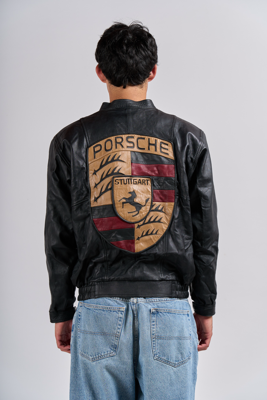 1990 Vintage Porsche Leather Jacket (M/L)