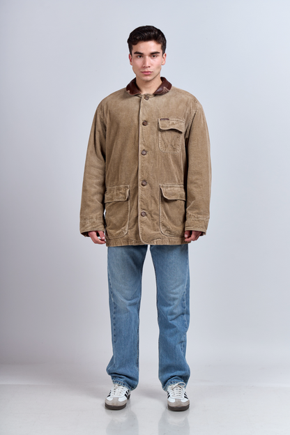 1990 Marlboro Classic Leather Corduroy Coat (L/XL)