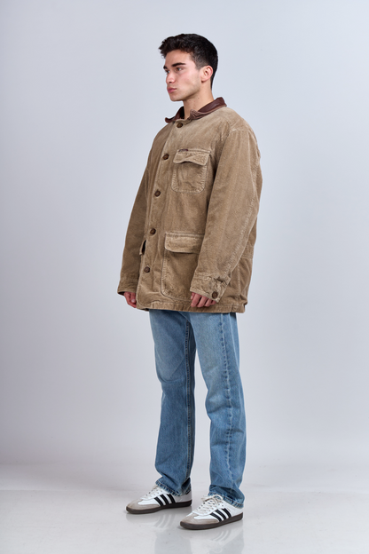 1990 Marlboro Classic Leather Corduroy Coat (L/XL)