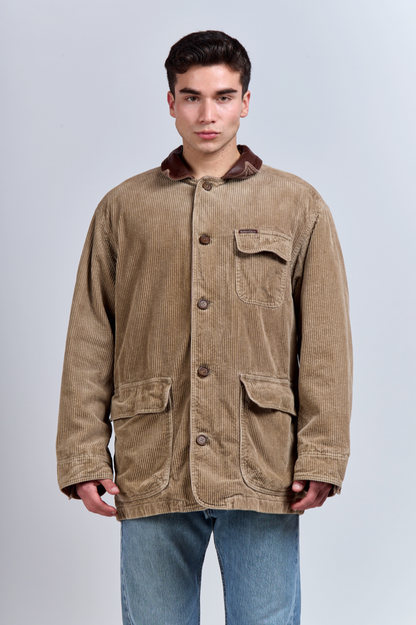 1990 Marlboro Classic Leather Corduroy Coat (L/XL)