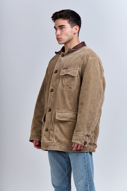 1990 Marlboro Classic Leather Corduroy Coat (L/XL)