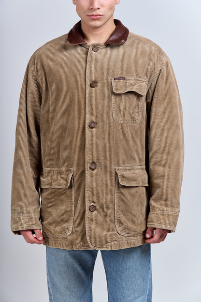 1990 Marlboro Classic Leather Corduroy Coat (L/XL)