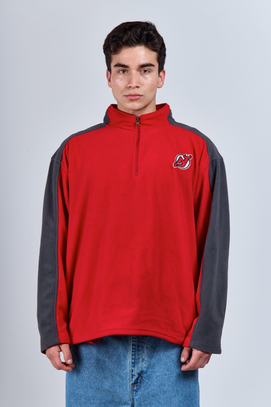 2000 NHL New Jersey Devils Polar Quarter Zip (M/L)