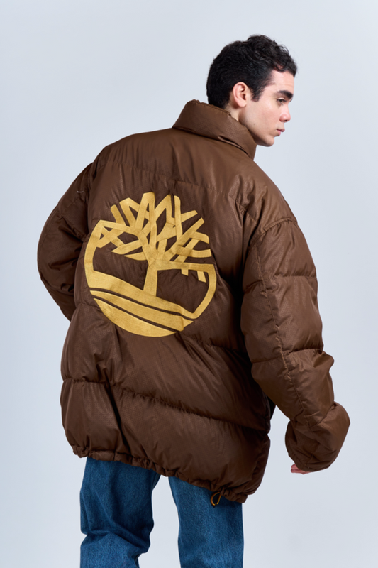 2000 Timberland Brown Down Puffer Jacket (XL/XXL)