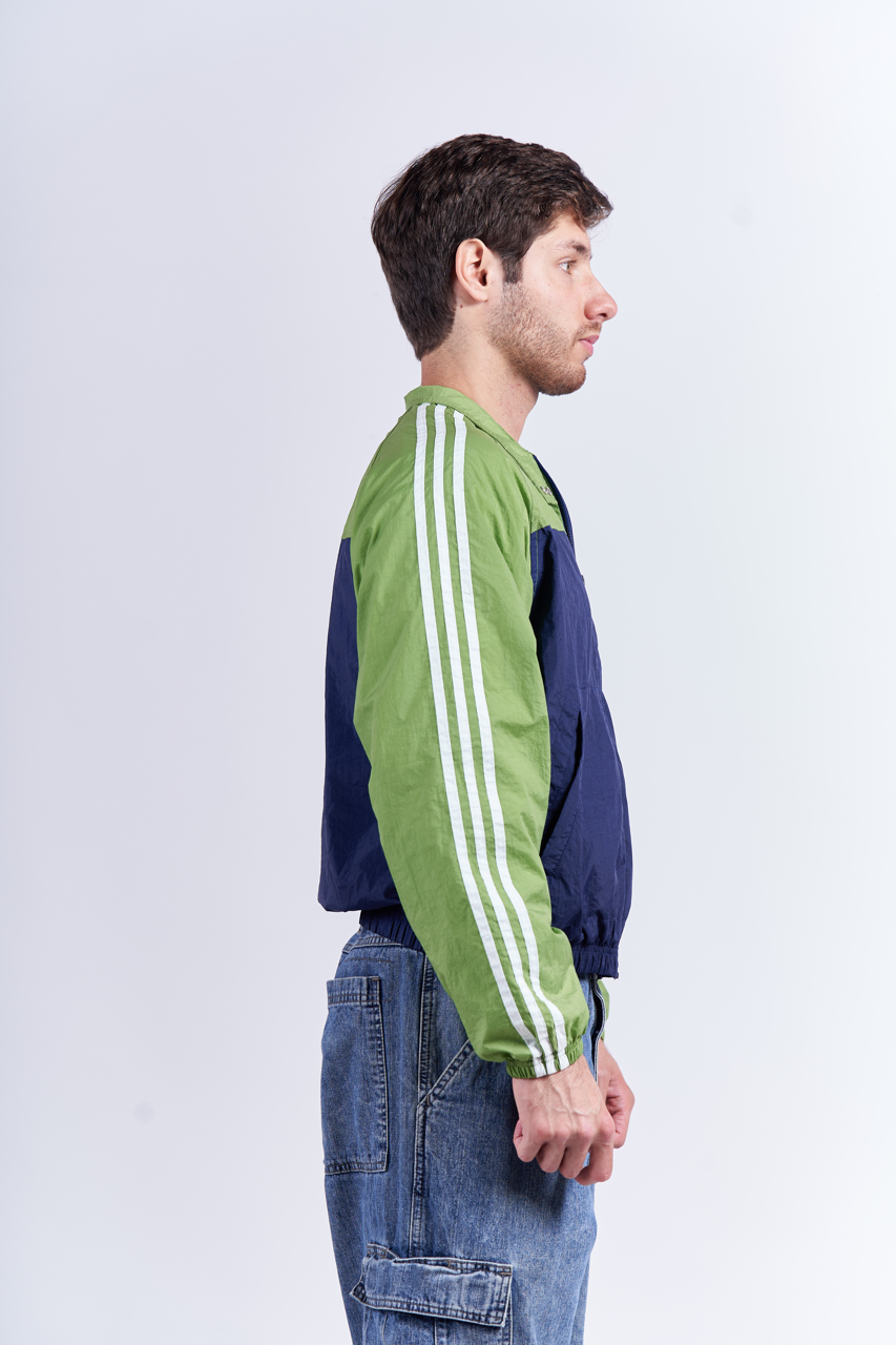 1990 Vintage Adidas Green n Blue Track Jacket (S/M)