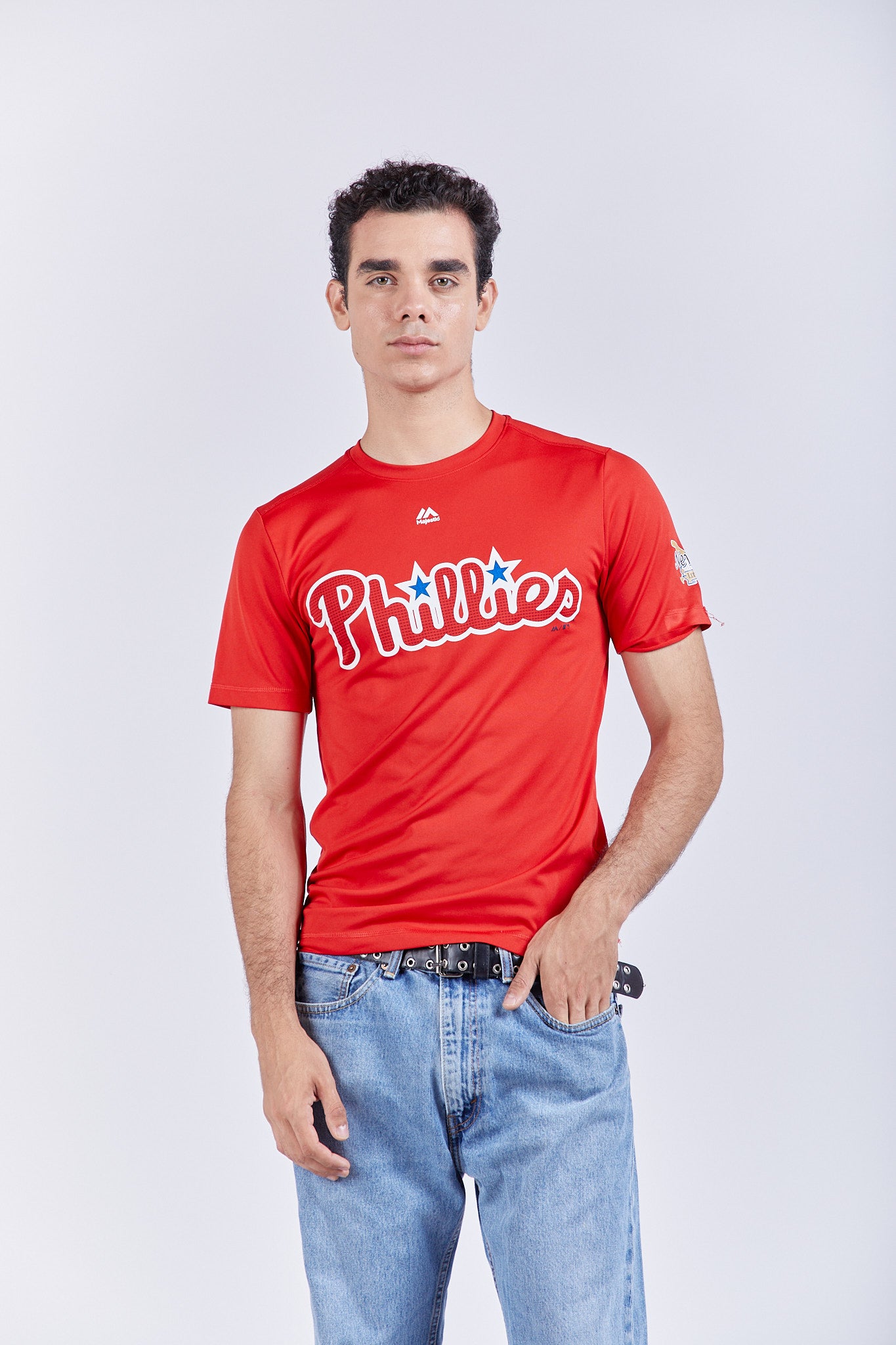 MLB Phillies Majestic Tee (S)