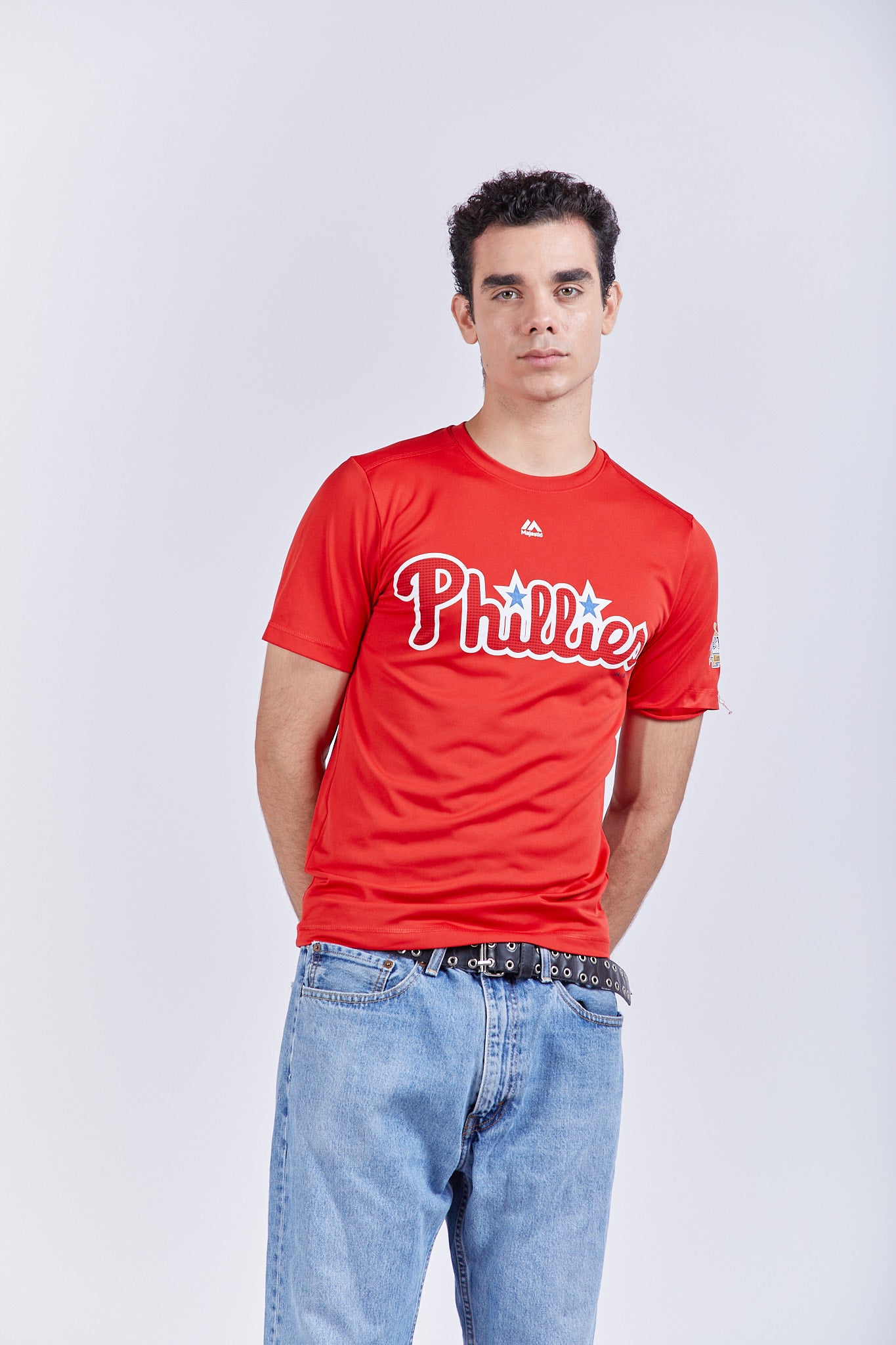 MLB Phillies Majestic Tee (S)