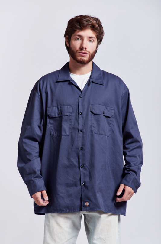 2000 Dickies Cargo Blue Shirt (XL/XXL)